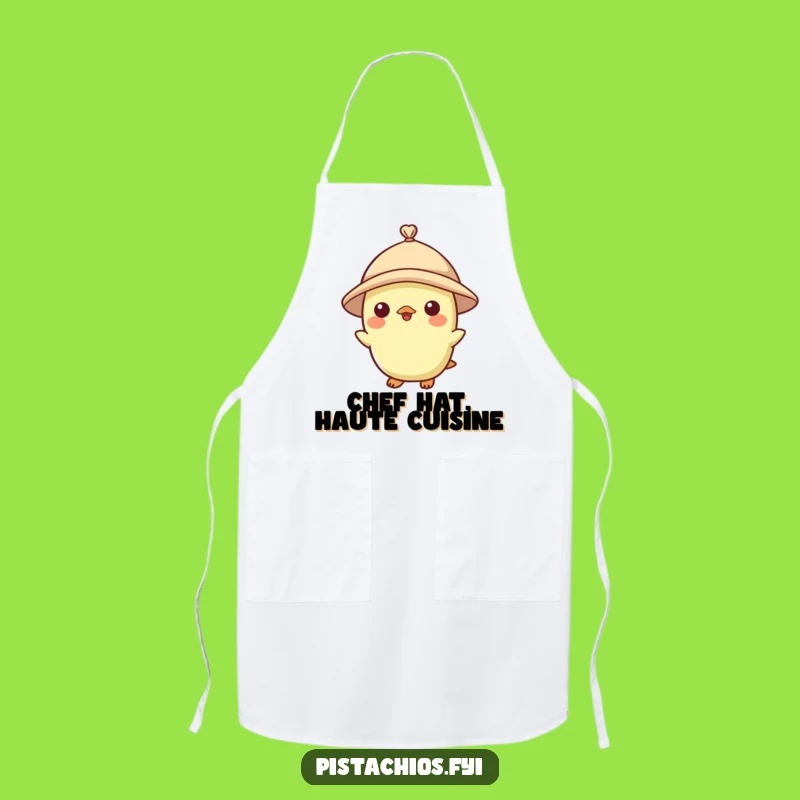 Funny Pistachio Character Tiny Hat Apron - Chef Style with Nutty Flair, Perfect Gift