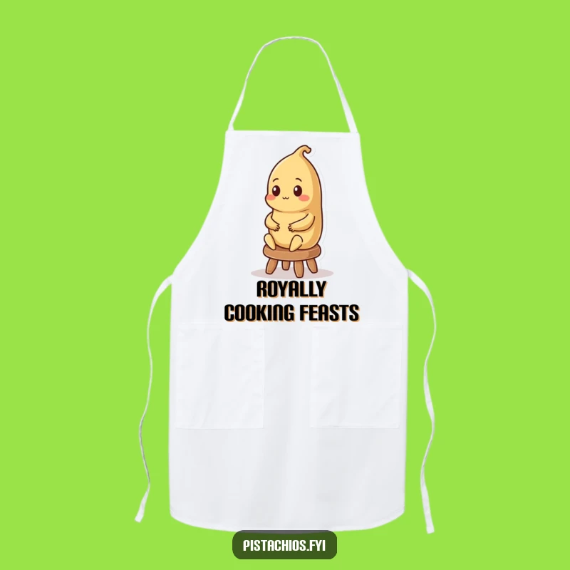 Funny Brazil Nut King Apron - Royal Kitchen Style, Perfect Funny Gift