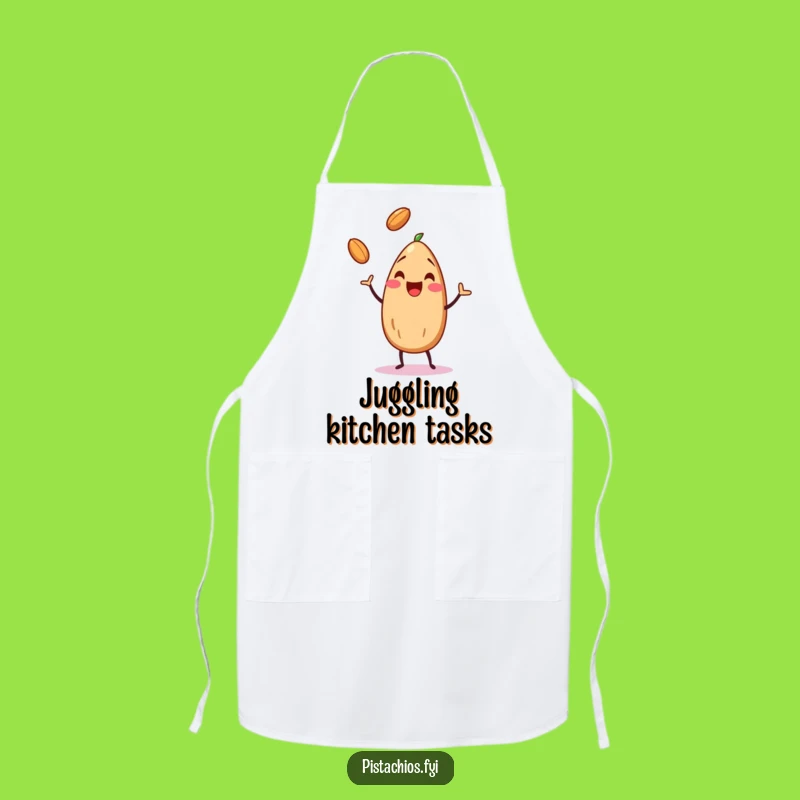 Funny Juggling Almond Apron: Cook with Flair, A Talented Funny Gift