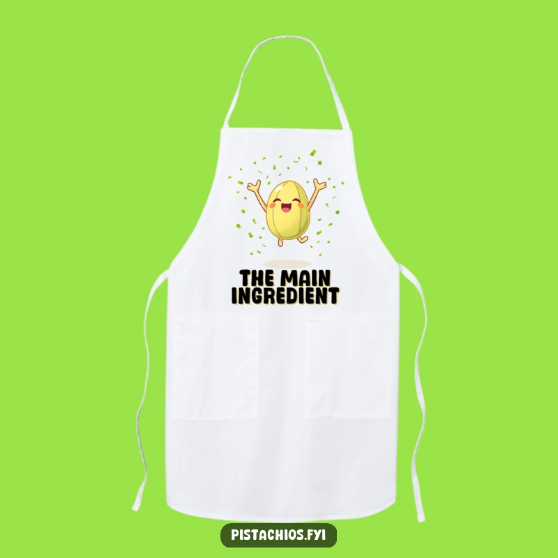 Funny Pistachio Nut Apron: Cook with Joyful Celebration Flair