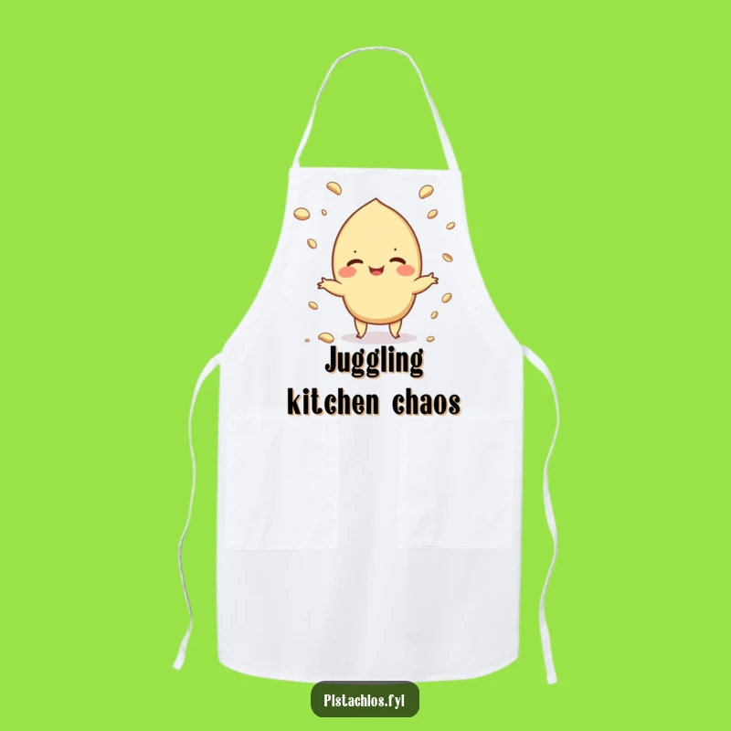 Funny Juggling Pistachio Apron: Cook with Crumbly Comedy, Gift