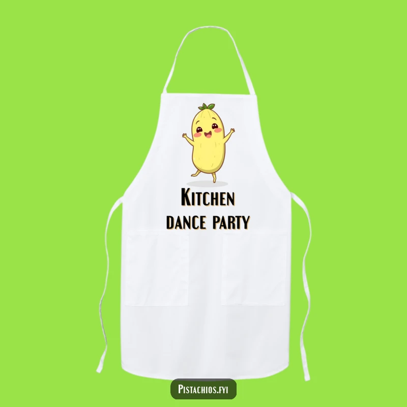 Funny Pistachio Jig Apron: Cheerful Nutty Kitchen Accessory For Fun