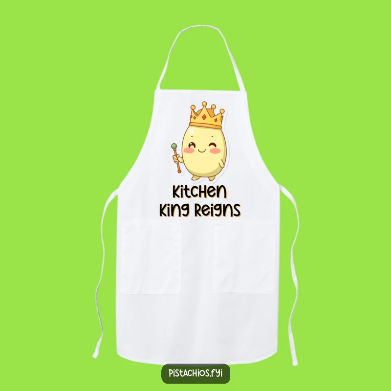 Funny Royal Pistachio Apron: Cook Like a King, A Grand Funny Gift