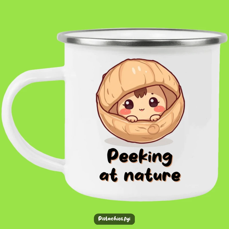 Funny Hazelnut Camping Mug - Outdoor Humor for Nutty Adventures