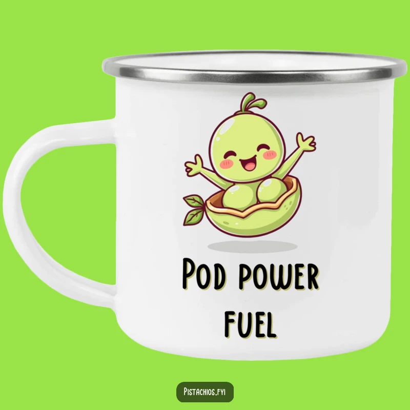 Funny Pea Pod Bounce Camping Mug: Durable and Hilarious for Outdoor Fun