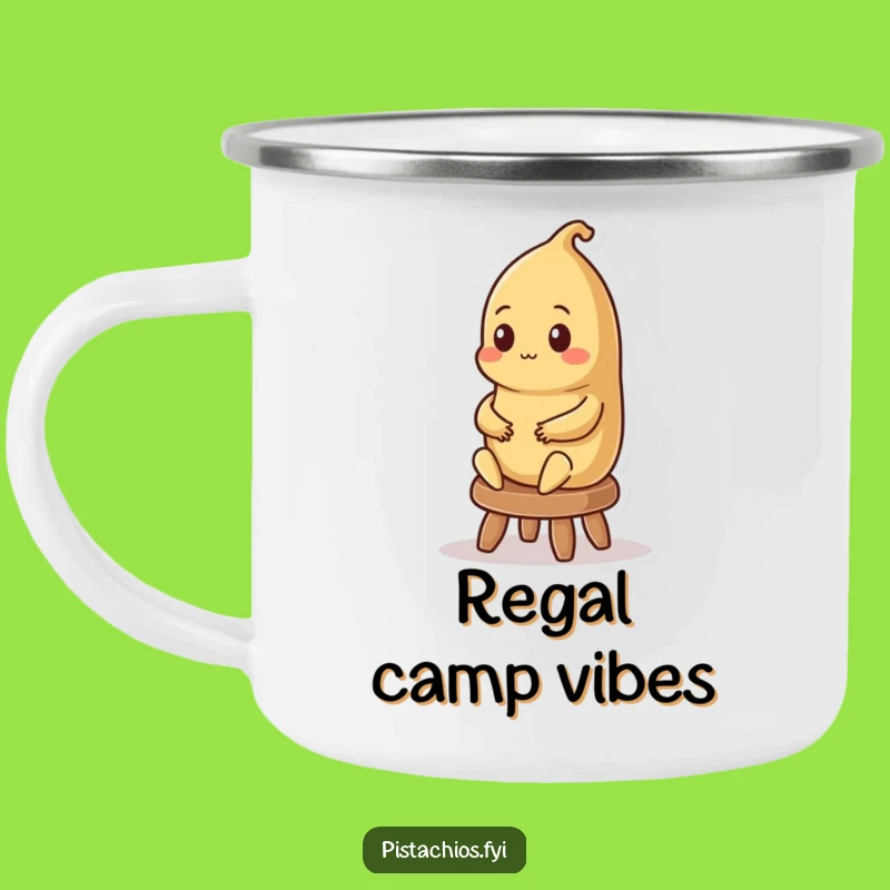 Outdoor Funny Brazil Nut King Camping Mug - Regal Adventure, Best Funny Gift