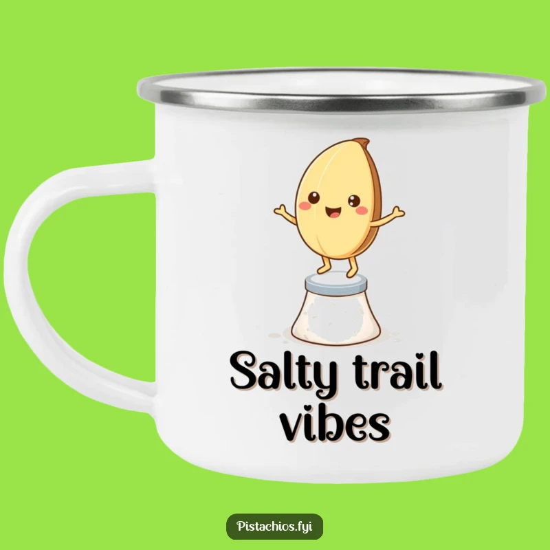 Funny Pistachio Nut Dancing Camping Mug - Hilarious Outdoor Cup for Nut Lovers