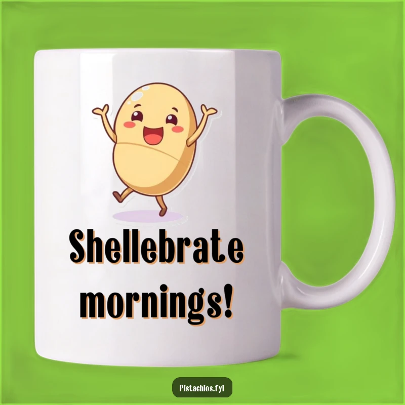 Funny Nutty Dance Mug - Cheerful Character Gift & Perfect Joyful Present