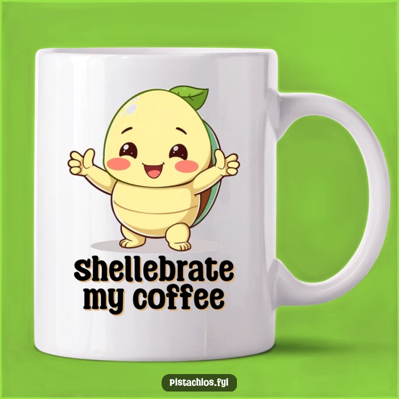 Funny Pistachio Triumph Mug: Hilarious and Motivational Gift for Nut Lovers