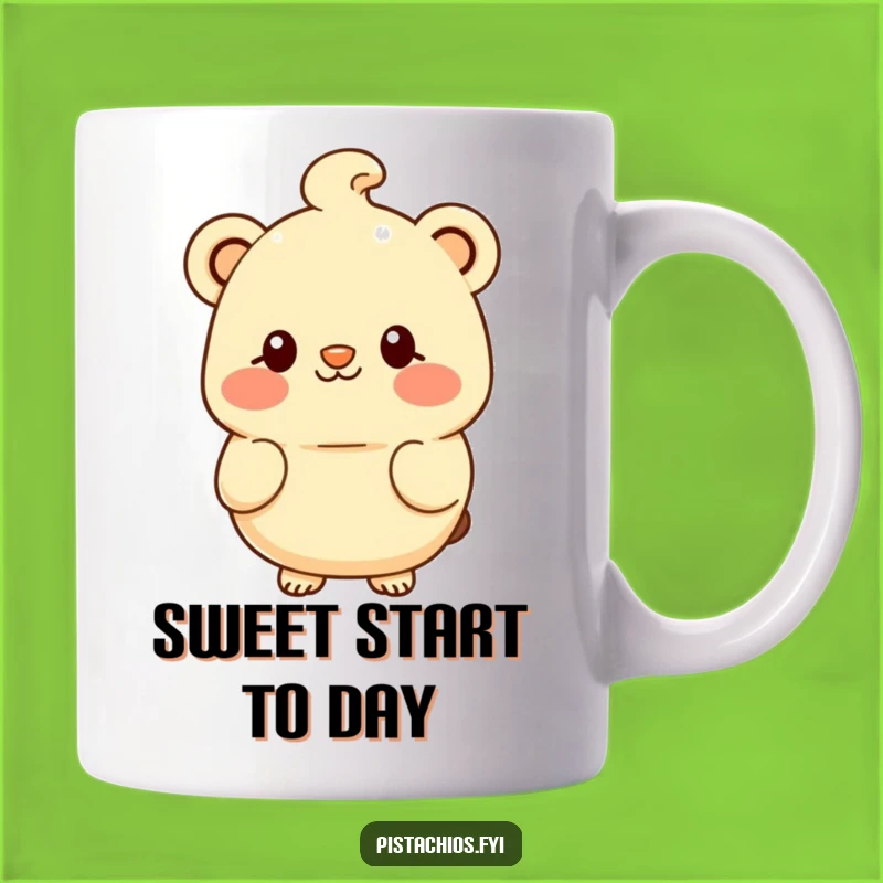 Funny Macadamia Smile Mug - Shy Nutty Charm, Perfect Funny Gift