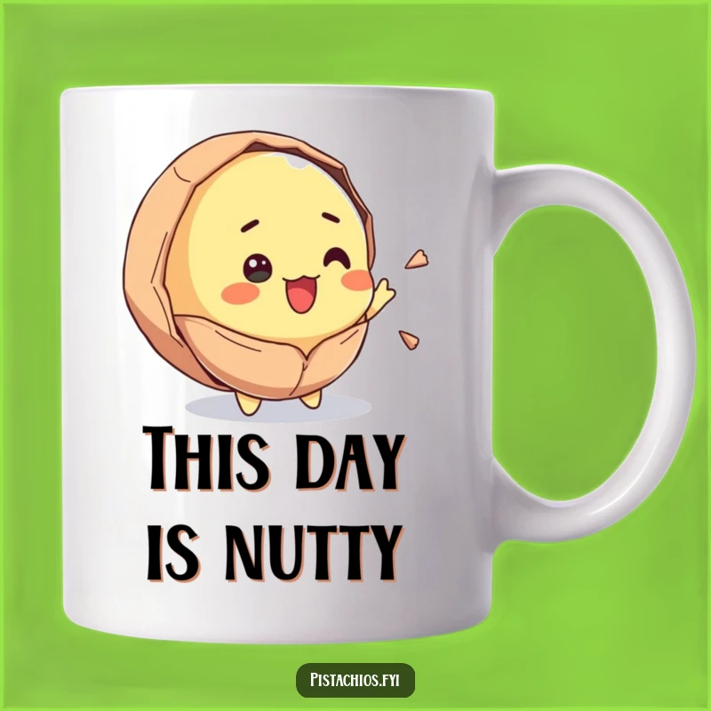 Funny Surprised Pistachio Mug: A Hilarious Crack-Up Gift for Joyful Moments