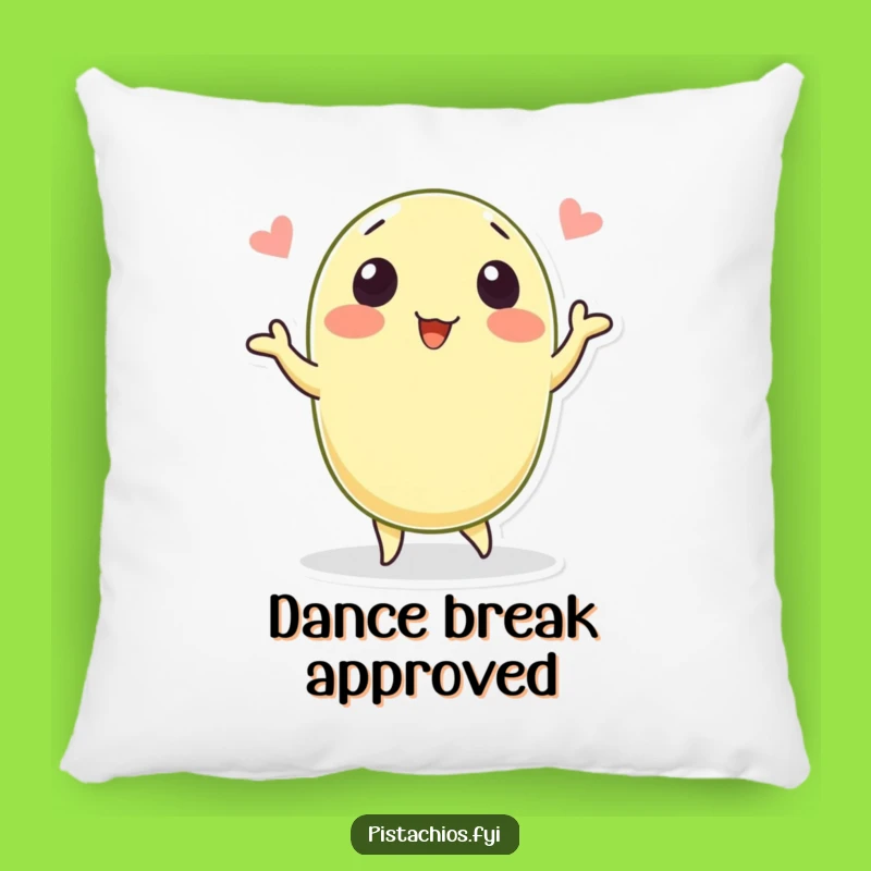 Funny Happy Pistachio Dancing Pillow: Cuddle Up with Hilarious Nutty Comfort