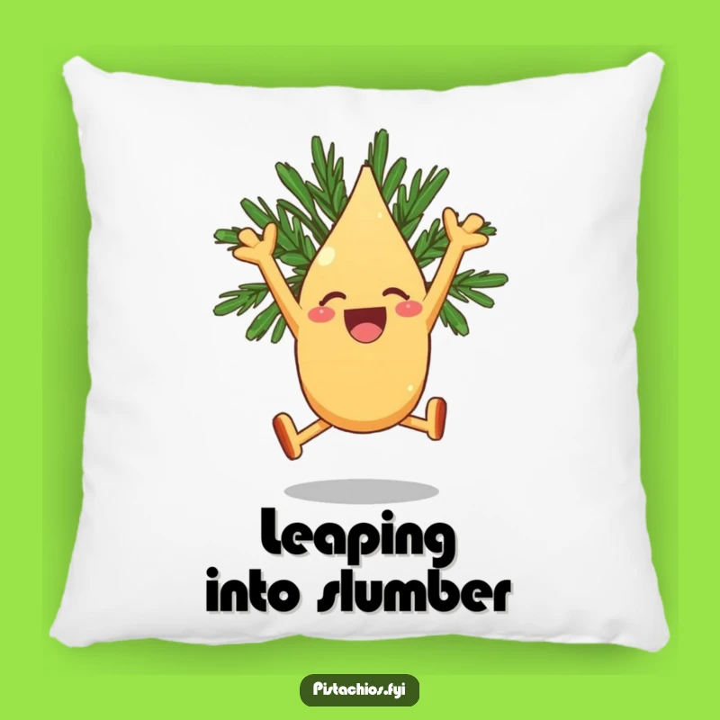 Funny Pine Nut Pillow - Leaping Joy, Comfy Excitement!