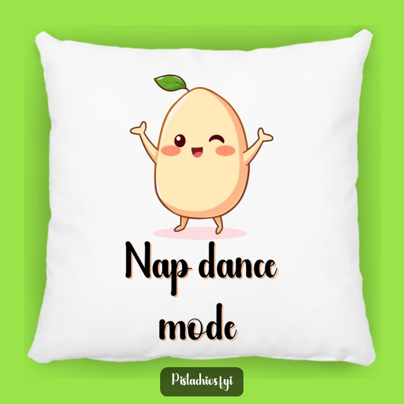 Funny Kawaii Cashew Pillow - Cozy Dance for Happy Slumbers