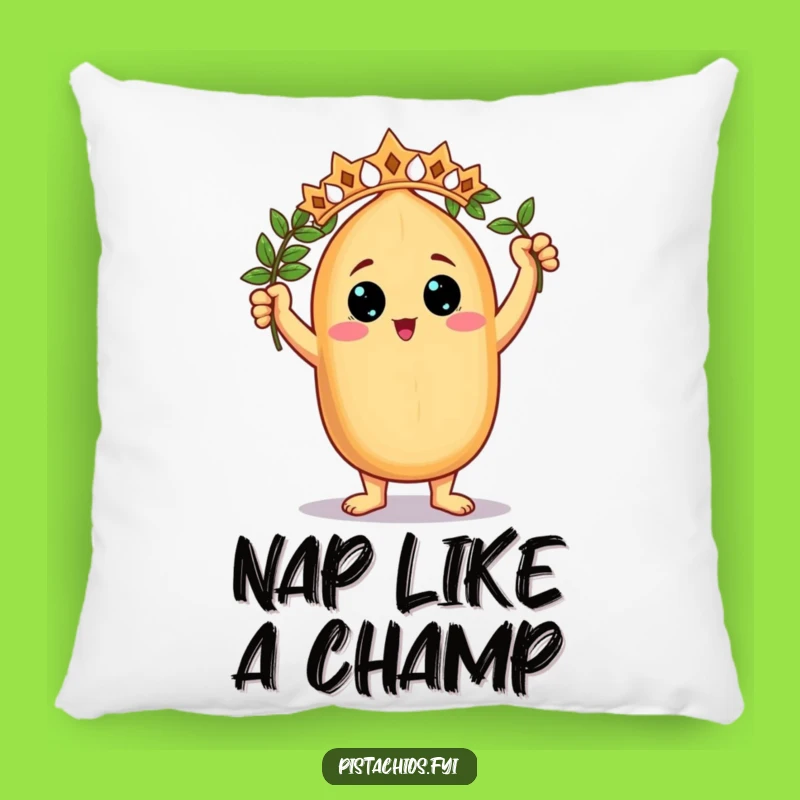 Funny Victorious Nut Pillow - Cozy Champion Nut Character, Delightful Funny Gift for Relaxation