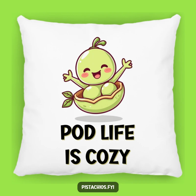 Funny Pea Pod Bounce Pillow: Cozy and Hilarious Comfort Accent