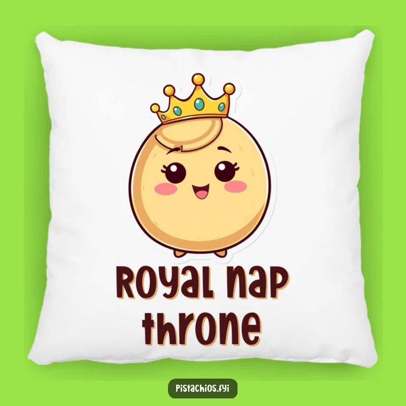 Funny Crowned Nut Pillow - Cozy Comfort & Perfect Happy Gift Accent