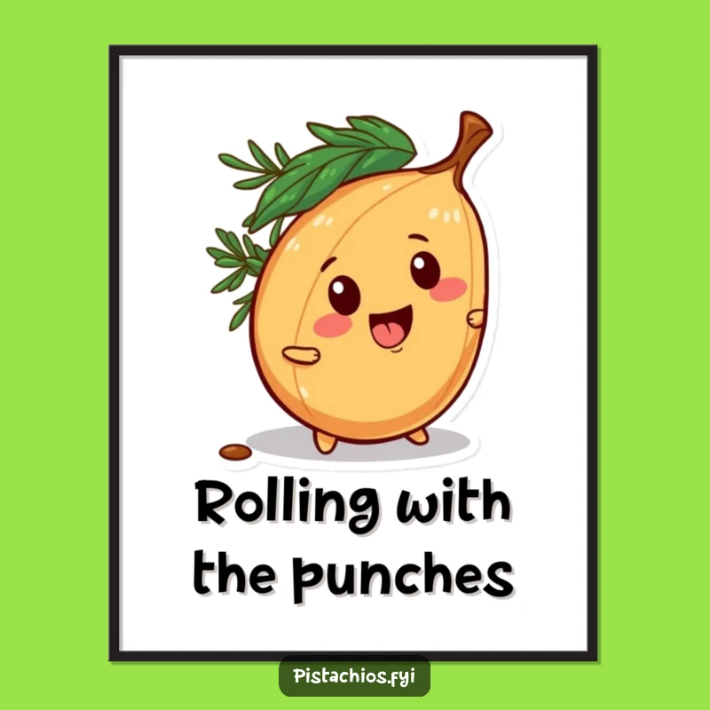 Funny Pine Nut Escape Digital Print - Instant Playful Fun, Perfect Funny Gift