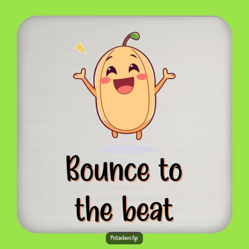 Funny Nutty Bounce Coasters: Joyful Protection - Humorous Drinkware Gift Set