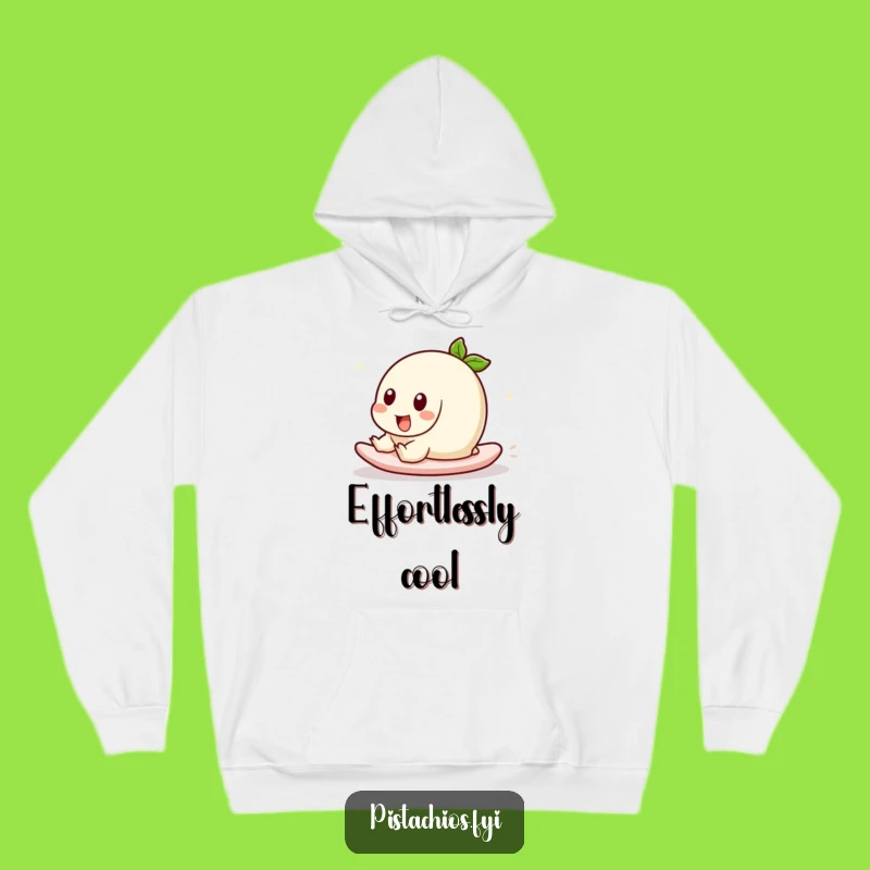 Funny Sliding Pistachio Hoodie: Cozy Up in Hilarious Playful Comfort