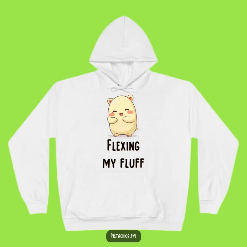 Funny Chubby Pistachio Hoodie: Cozy Silly Stretchy Nut, The Ultimate Warm Funny Gift!