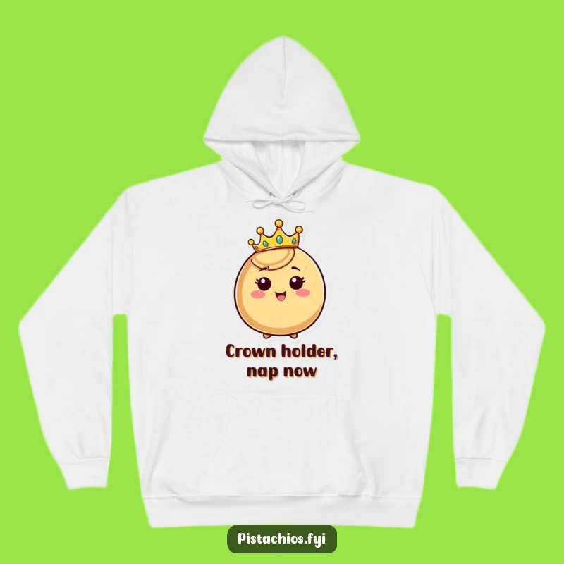 Funny Crowned Nut Hoodie - Cozy Regal Gear & Perfect Happy Gift
