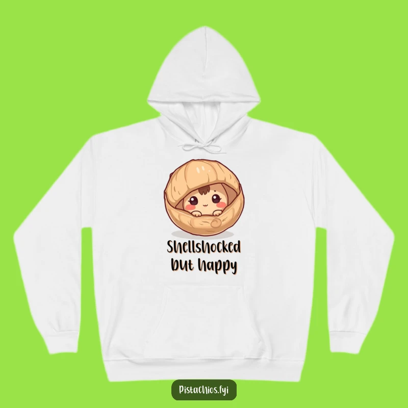 Funny Hazelnut Hoodie - Cozy Nut Character for Chilly Laughs