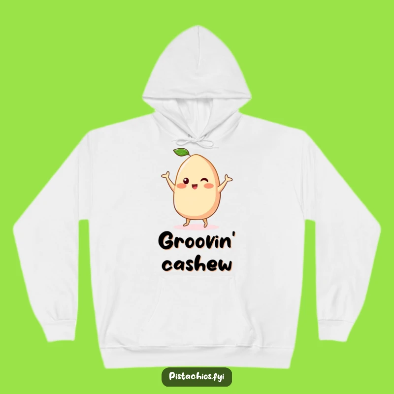 Funny Kawaii Cashew Hoodie - Cozy Dance for Happy Vibes