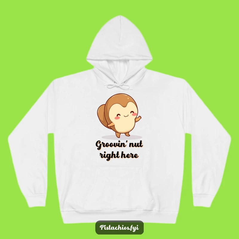 Cozy Funny Dancing Hazelnut Hoodie: Dance in Comfort, A Joyful Funny Gift