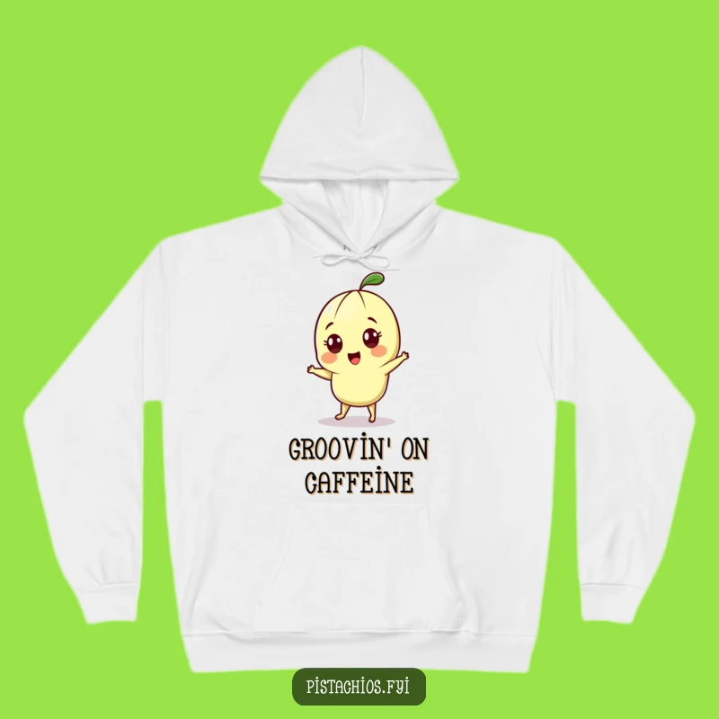 Funny Cheerful Pistachio Dance Hoodie - Cozy Character Gift