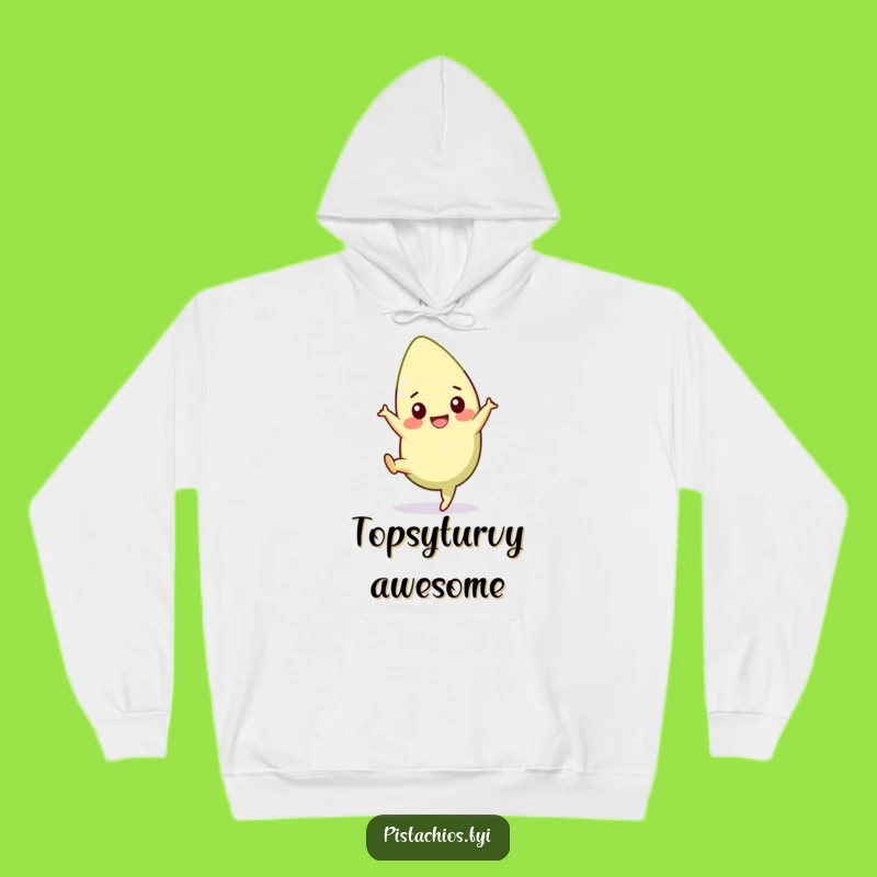 Cozy Funny Pistachio Cartwheel Hoodie: Warmth, Action, and a Hilarious Gift!