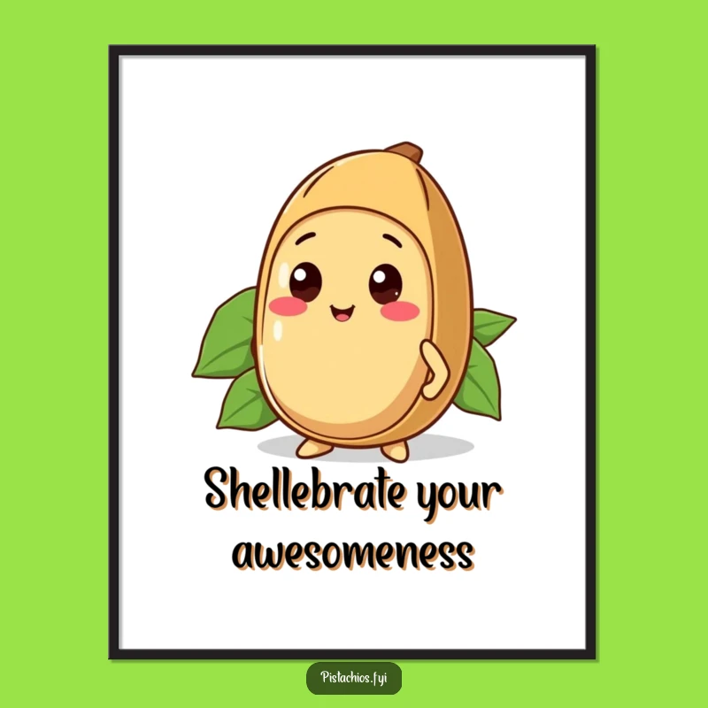 Funny Free Printable Kawaii Brazil Nut Art: Sturdy Shell Downloadable Decor!