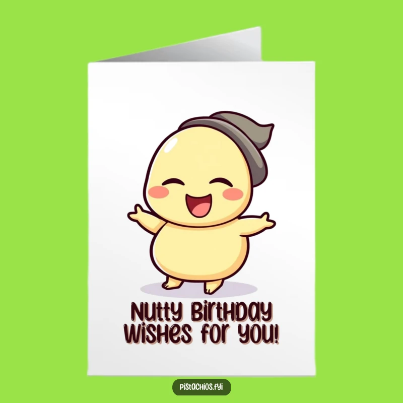 Free Printable Birthday Card: Winking Cashew Jig Funny Downloadable Gift for Ultimate Celebration