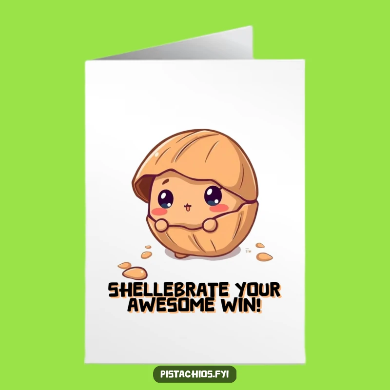 Free Printable Congrats Card: Curious Pecan - Funny Achievement Download