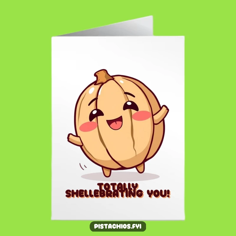 Free Printable Giggling Walnut Congrats Card: Rolling with Joy Downloadable Gift