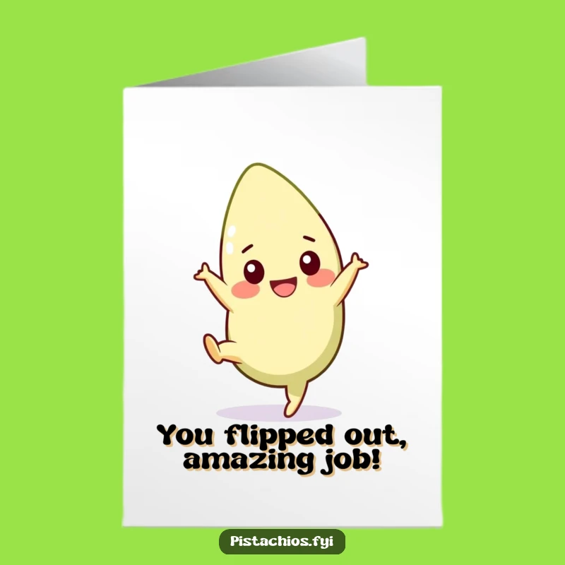 Free Printable Funny Pistachio Congratulations Card - Cartwheel Downloadable Celebration