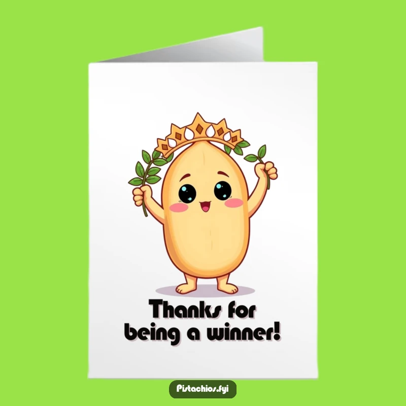 Free Printable Thank You Card: Triumphant Nut Thanks Funny Downloadable Gift
