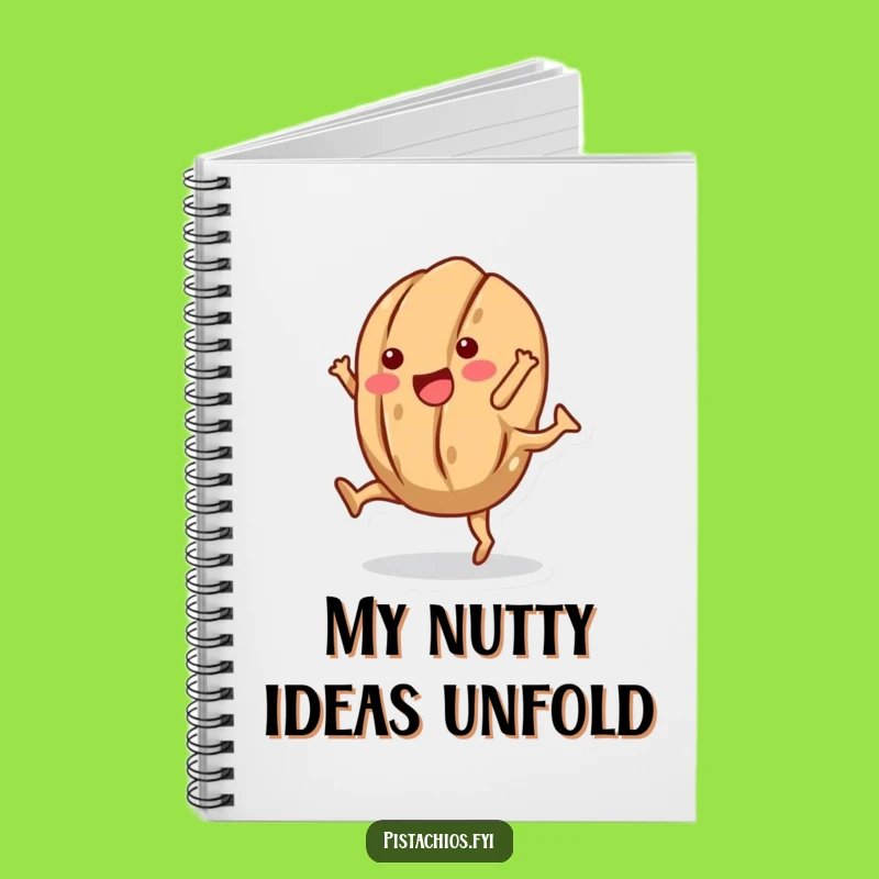Funny Walnut Cartwheel Notebook - Jot Down Laughs, Ideal Funny Gift