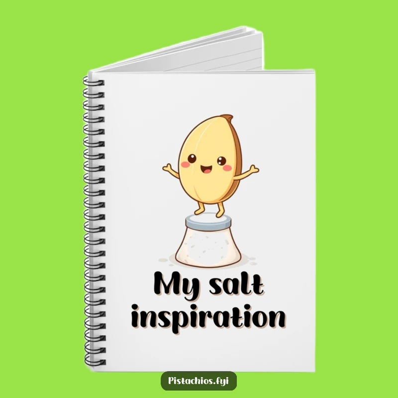 Funny Pistachio Nut Dancing Notebook - Hilarious Journal for Nutty Ideas