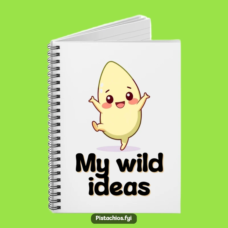 Funny Pistachio Cartwheel Notebook: Jot Down Ideas with This Hilarious Gift!