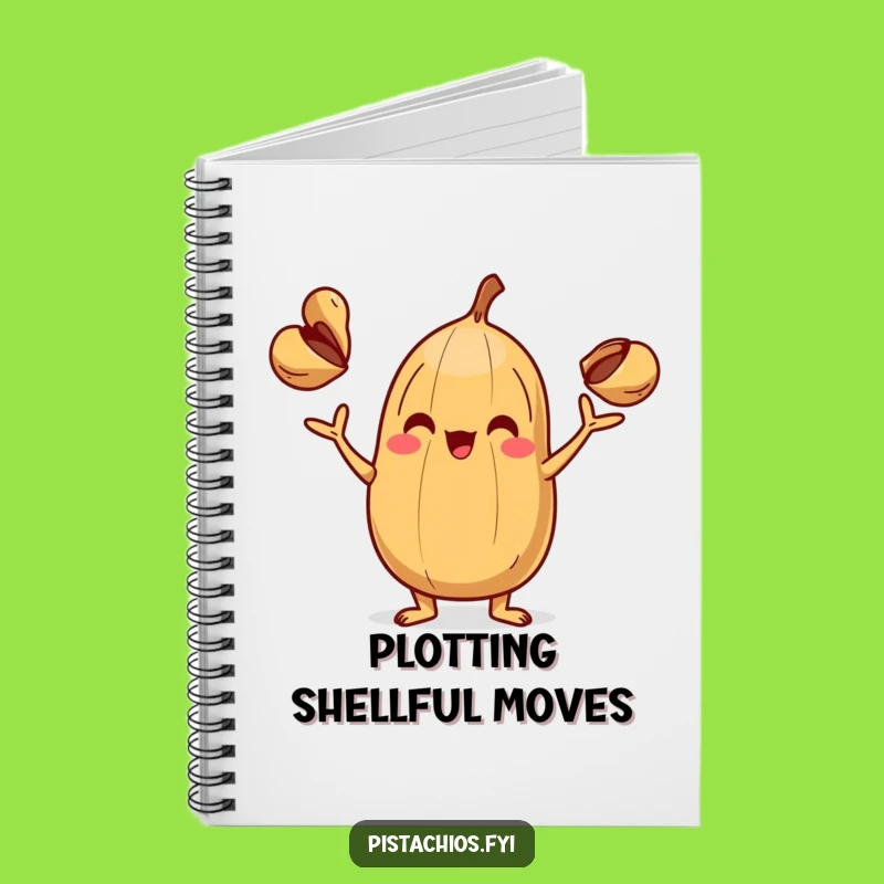 Funny Juggling Nut Notebook - Skillful Nut Character Journal, Engaging Funny Gift for Ideas