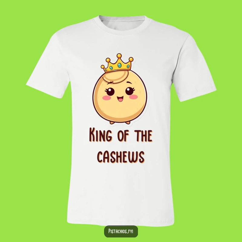 Funny Crowned Nut T-Shirt - Happy Character Apparel & Perfect Regal Gift