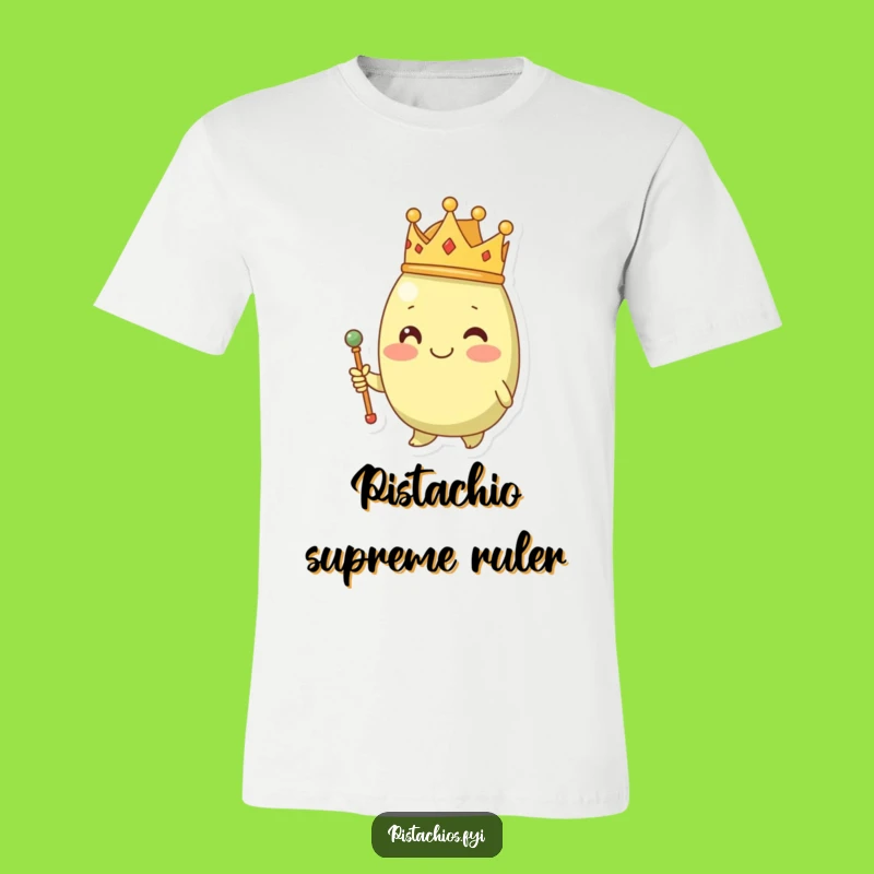 Funny Royal Pistachio T-Shirt: Wear Your Crown, A Hilarious Funny Gift