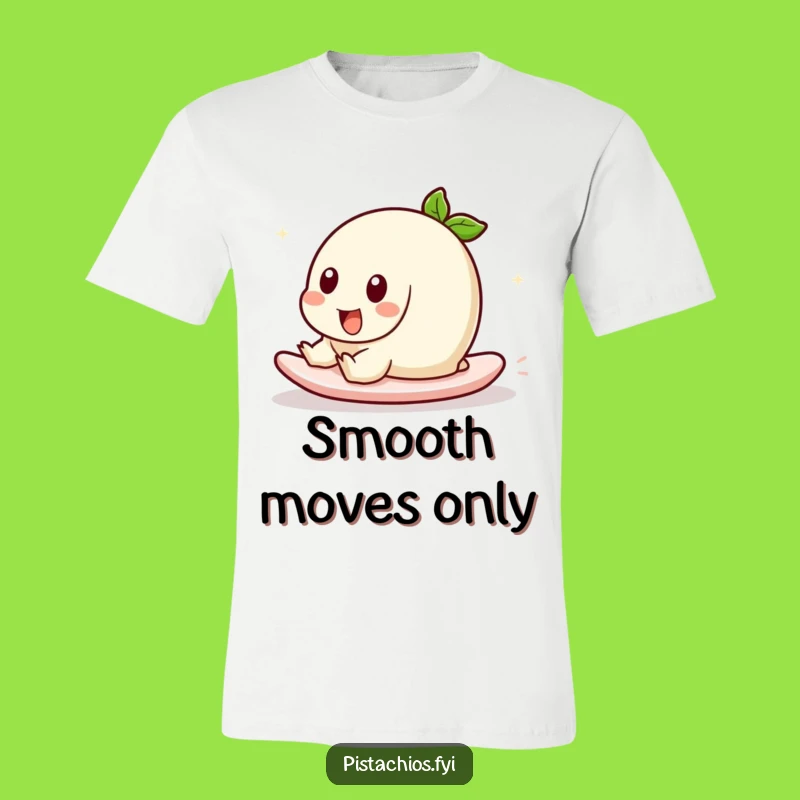 Funny Sliding Pistachio T-Shirt: Glide Through Life with Hilarious Style