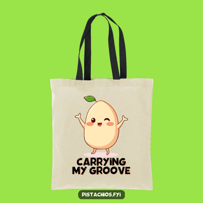 Funny Kawaii Cashew Tote Bag - Carry Your Joy with Nutty Flair