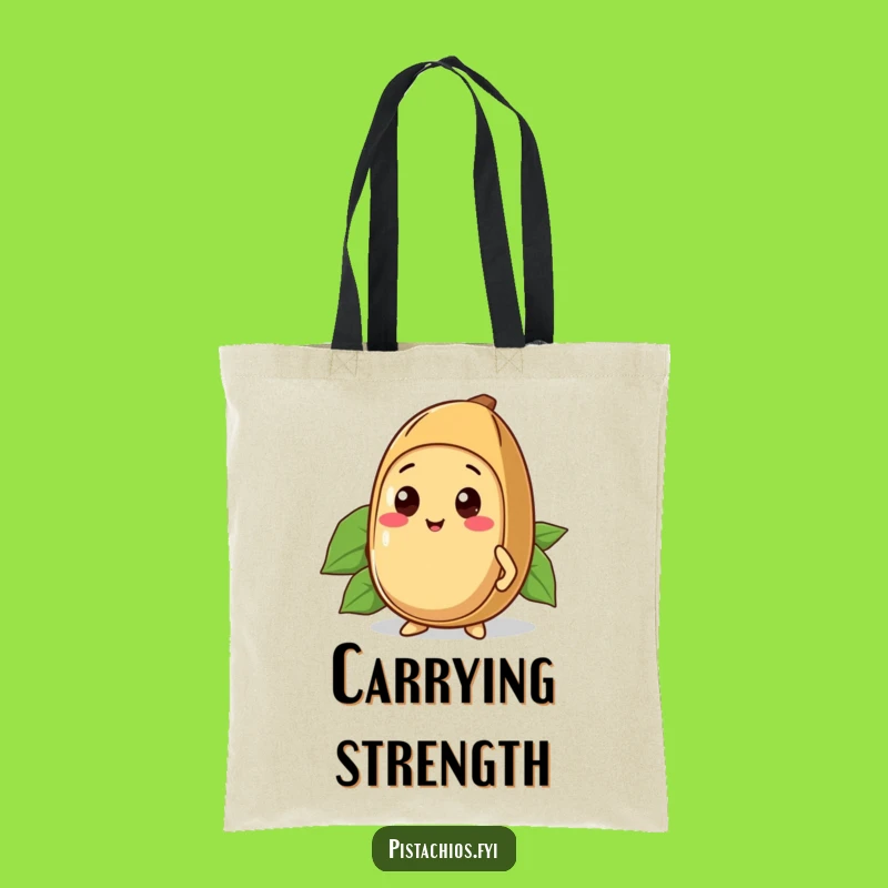 Funny Kawaii Brazil Nut Tote Bag: Proud Shell Carrier - Stylish & Strong Gift Bag