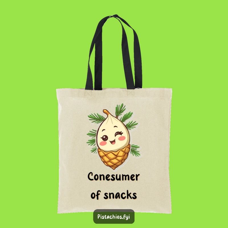 Funny Pine Nut Tote Bag - Carry Your Sass with Nutty Style