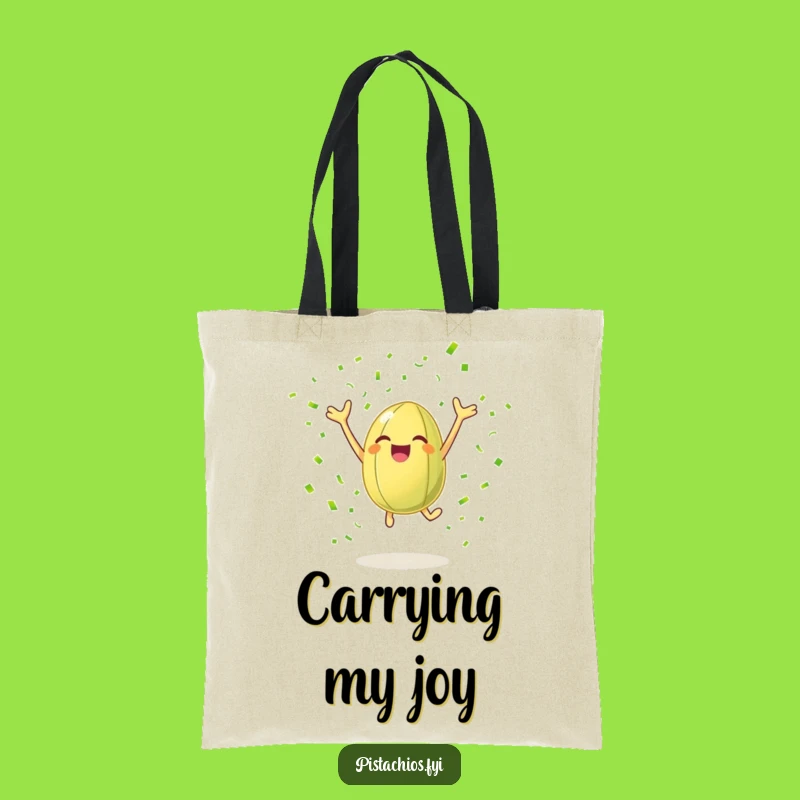 Funny Pistachio Nut Tote Bag: Carry Your Celebrations in Style
